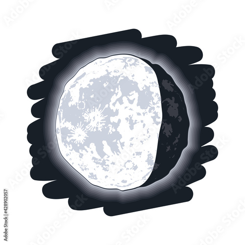 waning gibbous moon phase
