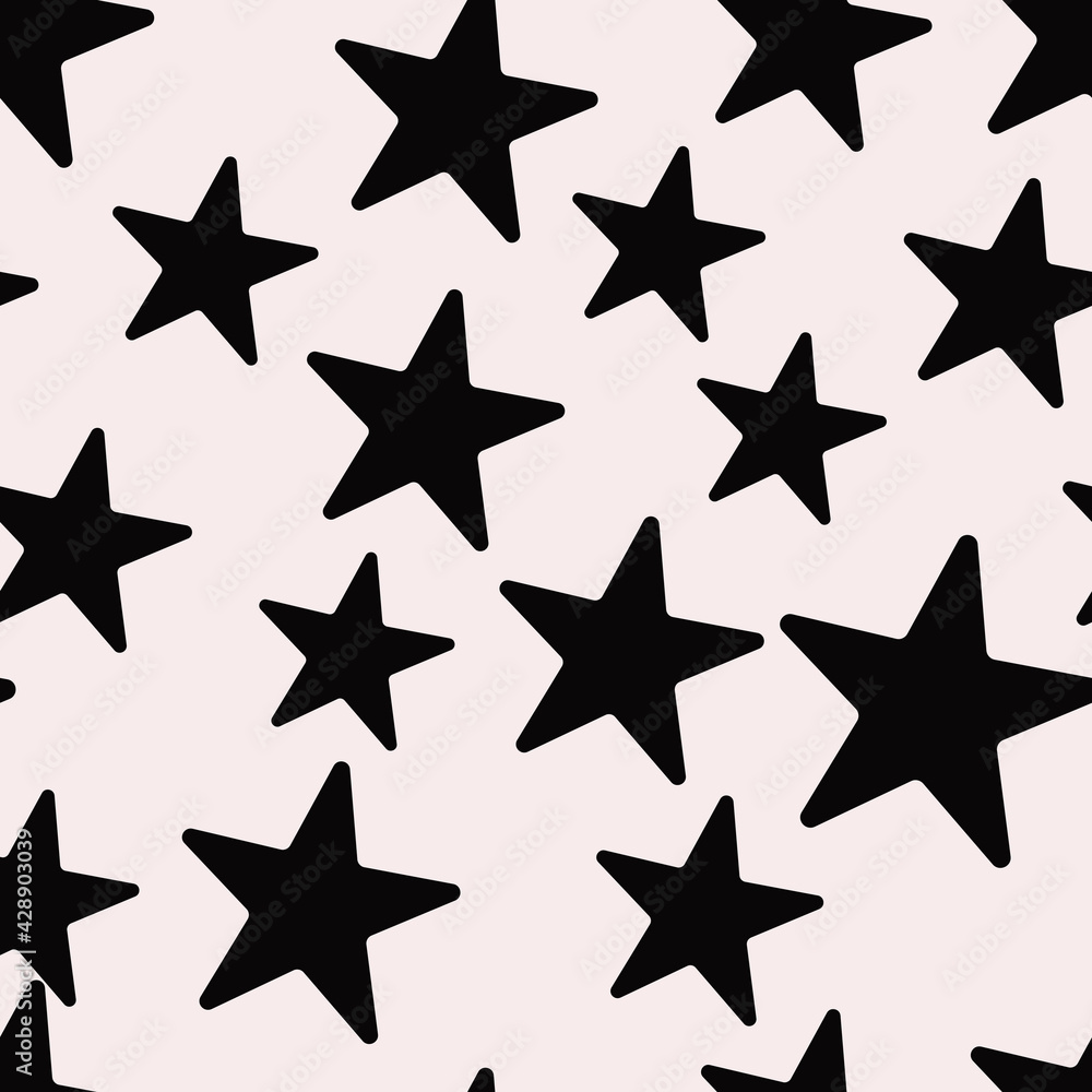 Stars seamless ornament. Vector same stars wallpaper. Stars seamless ornament. Vector same stars wallpaper.