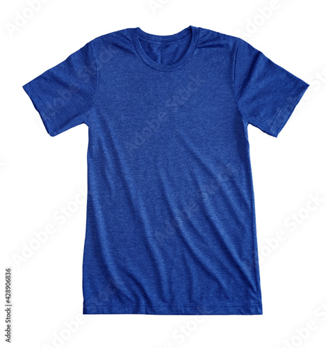 Blue Heather Tee Shirt Blank