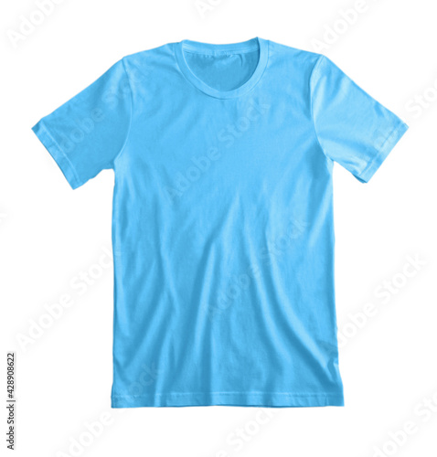 Sky Blue Tee Shirt Blank 