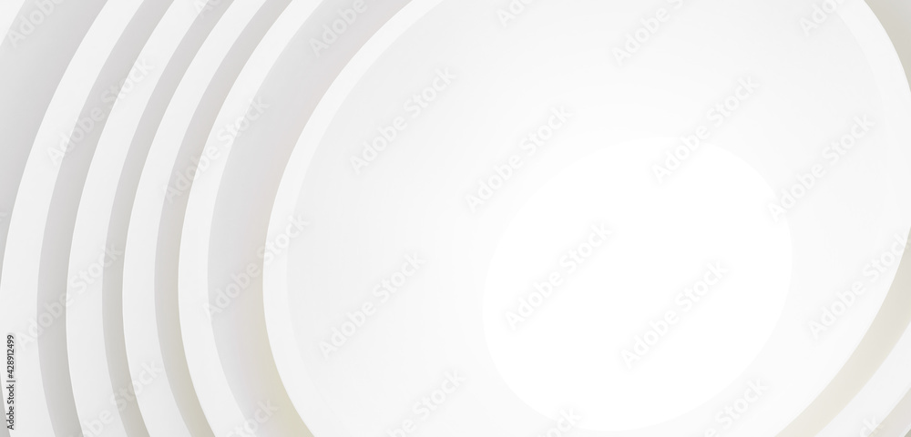 Fototapeta premium abstract white background. Geometric 3d illustration design.