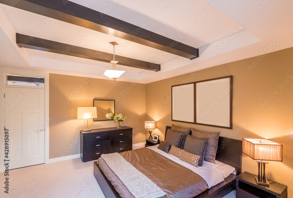 Beautiful and modern home and hotel bedroom interior design. Beautiful and modern home and hotel bedroom interior design.