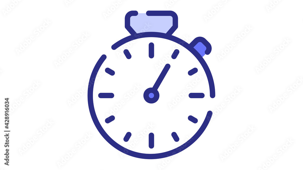 timer speed stopwatch time single isolated icon with dash or dashed line style timer speed stopwatch time single isolated icon with dash or dashed line style