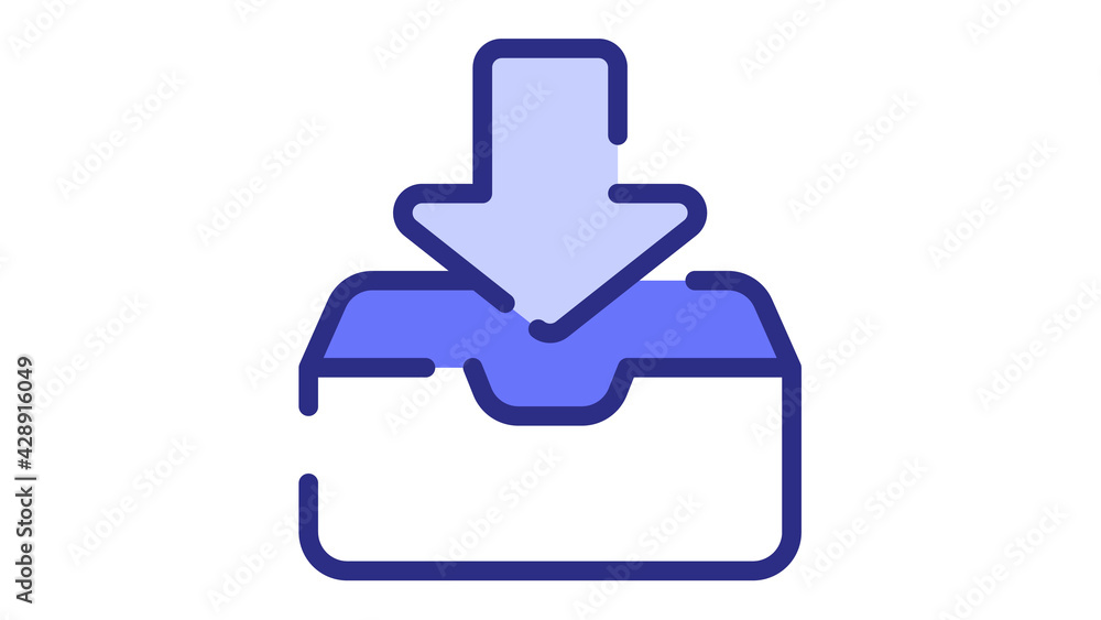 download arrow down downloading single isolated icon with dash or dashed line style download arrow down downloading single isolated icon with dash or dashed line style