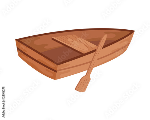 wooden boat icon