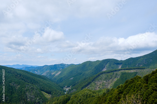 奈良県吉野郡の山々