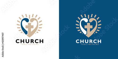 church logo icon vector isolated