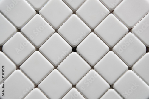 modern oblique white tile texture