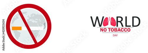 World No Tobacco Day ,Vector Illustration.