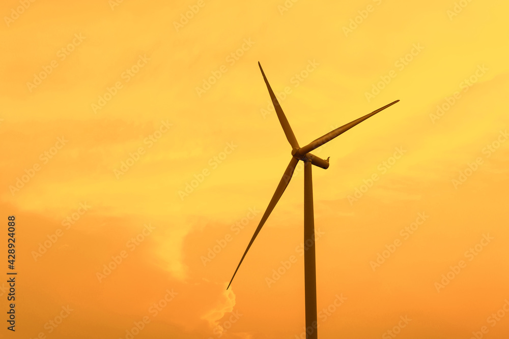Wind turbine renewable energy source summer in forest mountains landscape energy transmission distribution equipment in natural environment Wind turbine renewable energy source summer in forest mountains landscape energy transmission distribution equipment in natural environment