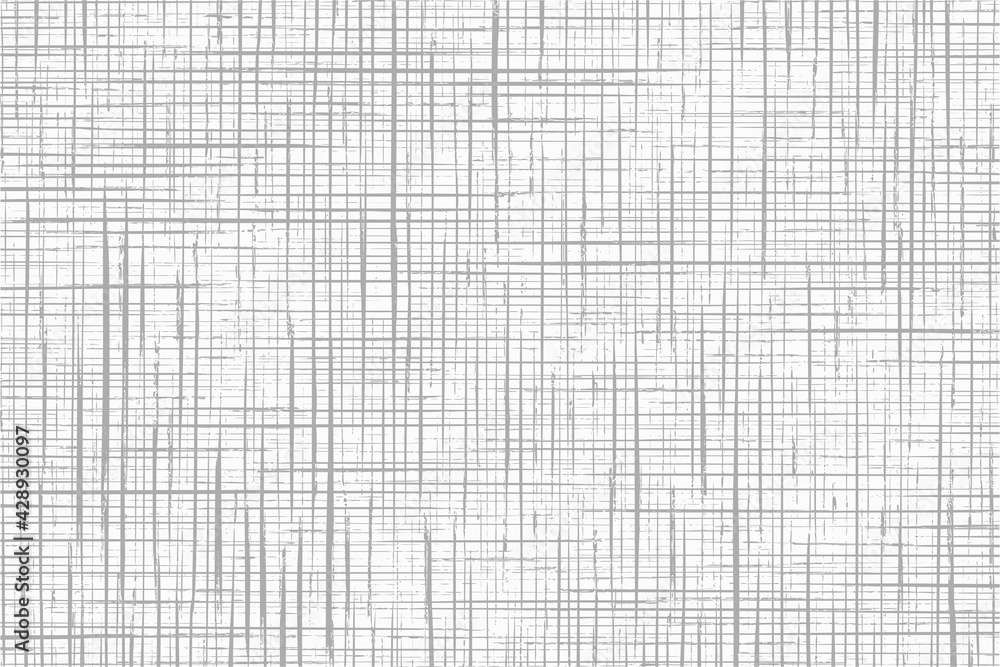 Gray vector background, grunge style, intersecting lines and scratches