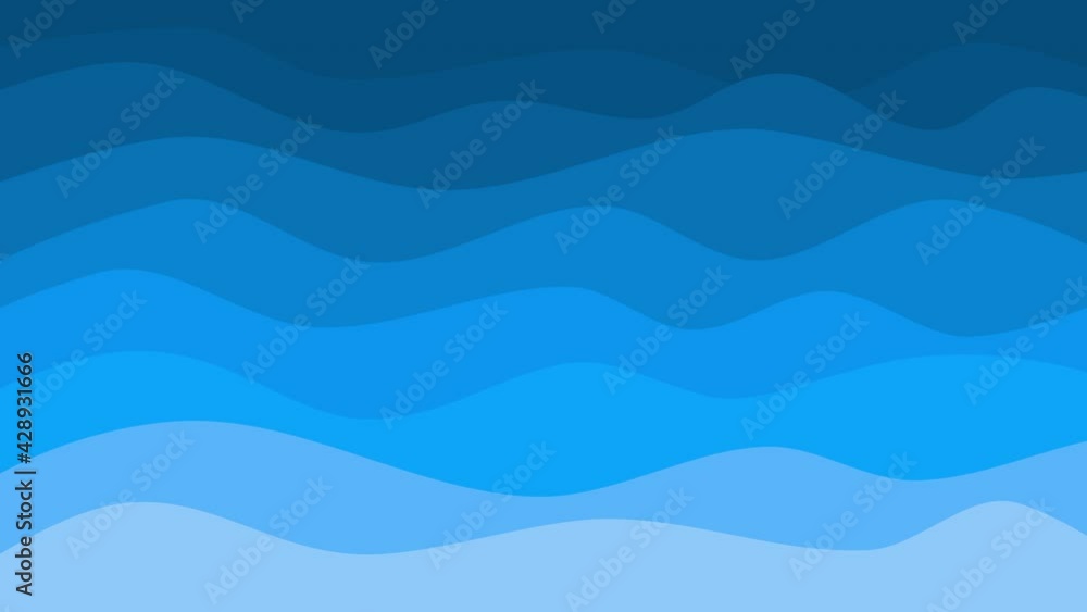 Blue Sea or Ocean Wave Animation Blue Sea or Ocean Wave Animation