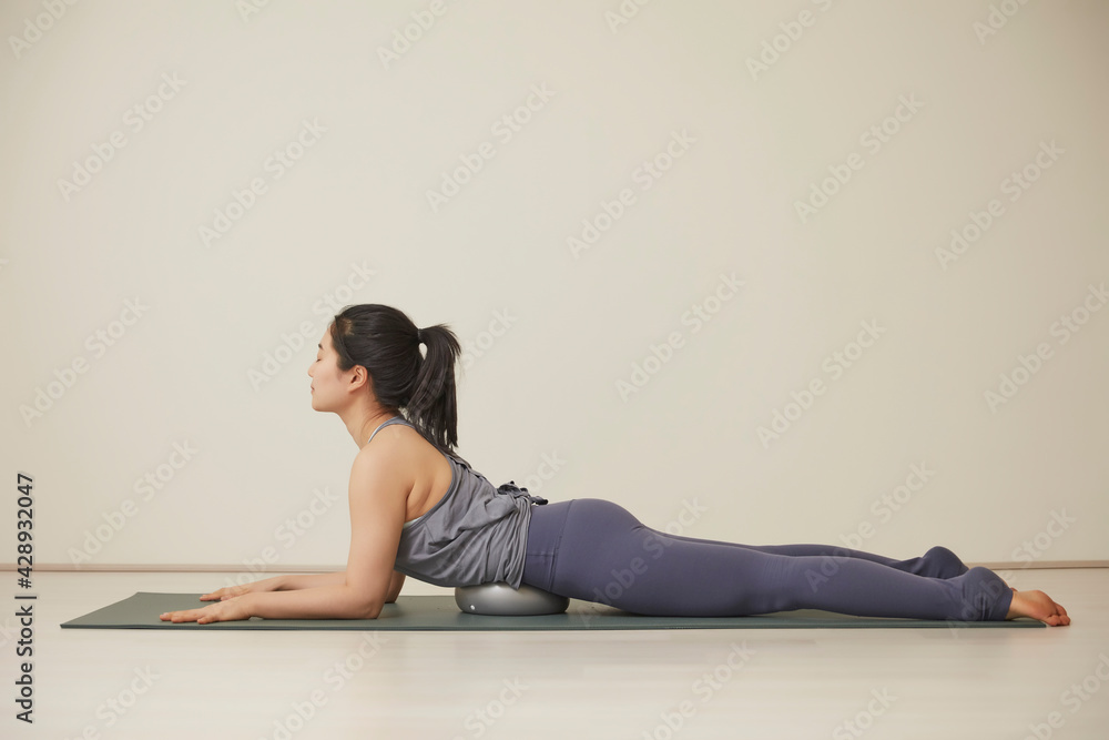 Fototapeta premium Postures of yoga