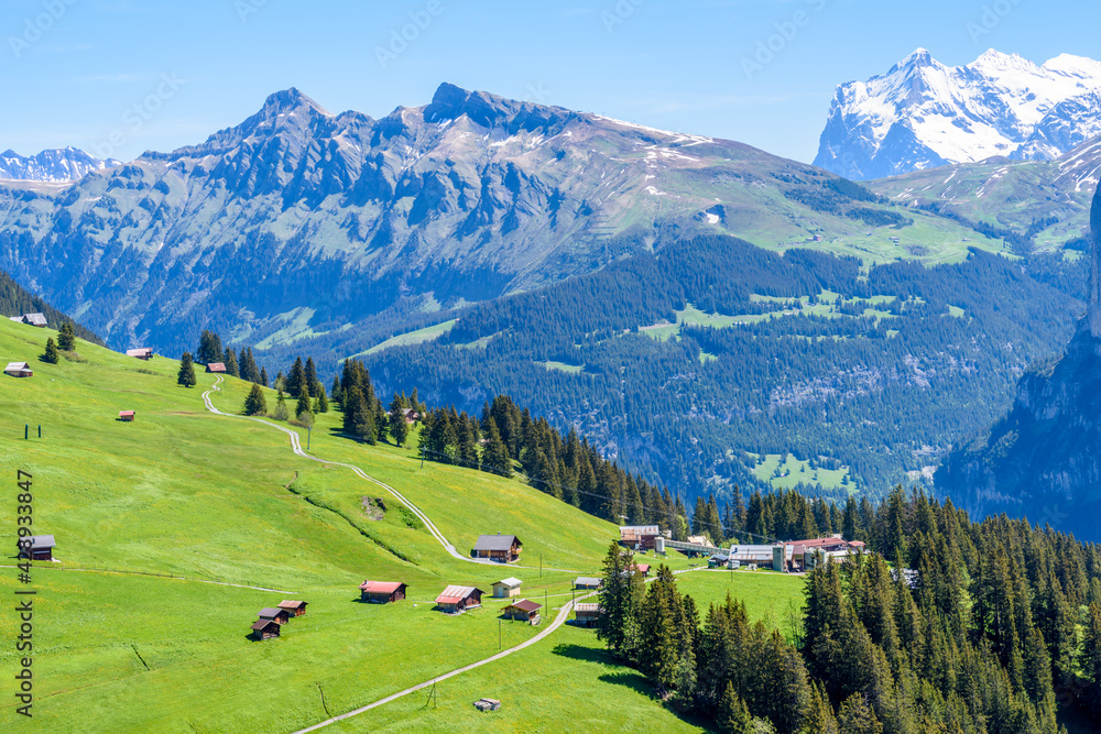 Swiss Alps Village Murren, Switzerland