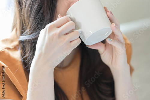Woman drinking