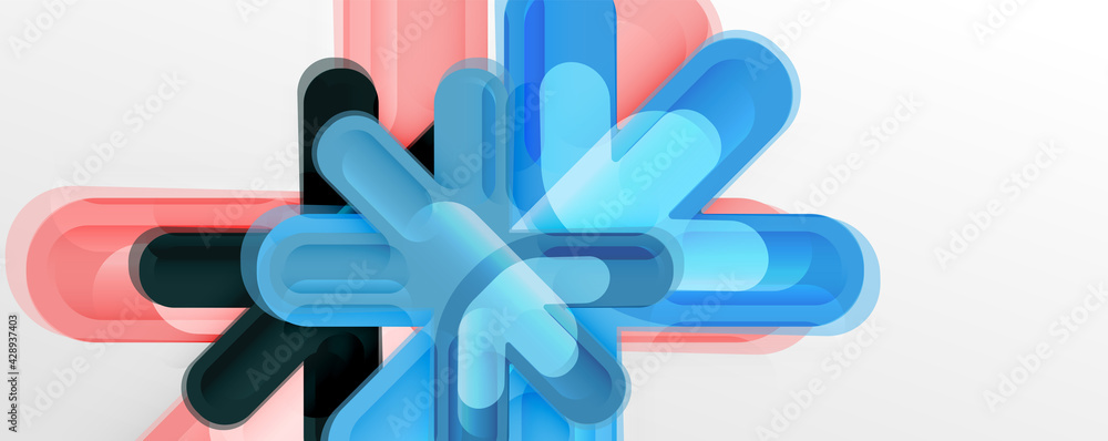 Abstract glossy crosses background for business or technology presentations, internet posters or web brochure covers Abstract glossy crosses background for business or technology presentations, internet posters or web brochure covers
