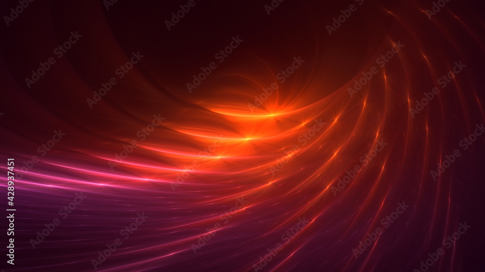3D rendering abstract colorful fractal light background 3D rendering abstract colorful fractal light background