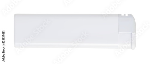 Blank white lighter mockup template for branding