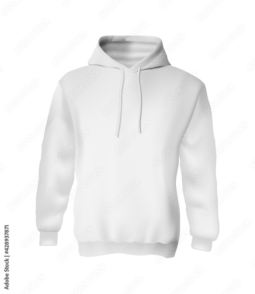 Blank white sweatshirt hoodie mockup for branding Blank white sweatshirt hoodie mockup for branding