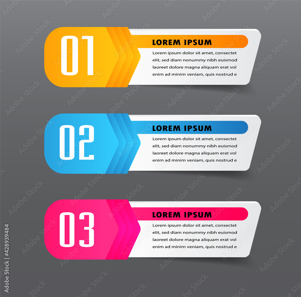 modern text box template, banner Infographics modern text box template, banner Infographics
