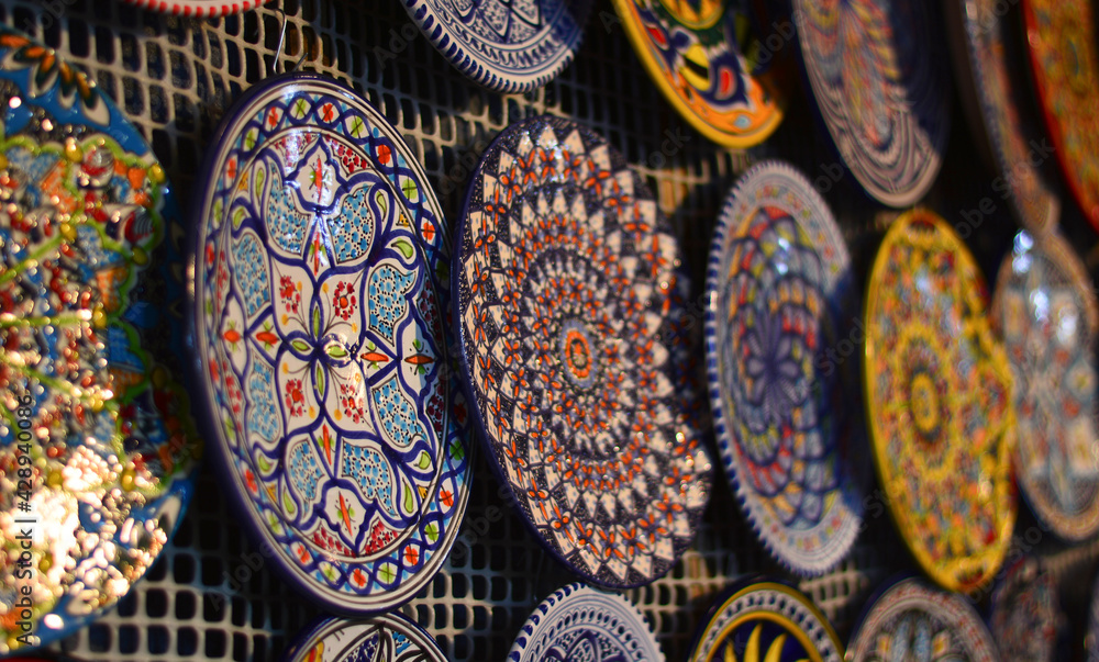 Fototapeta premium the colors and atmospheres of the markets in the East