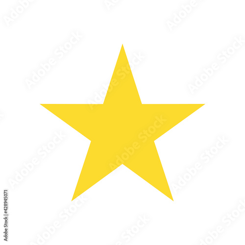 Star icon vector symbol illustration