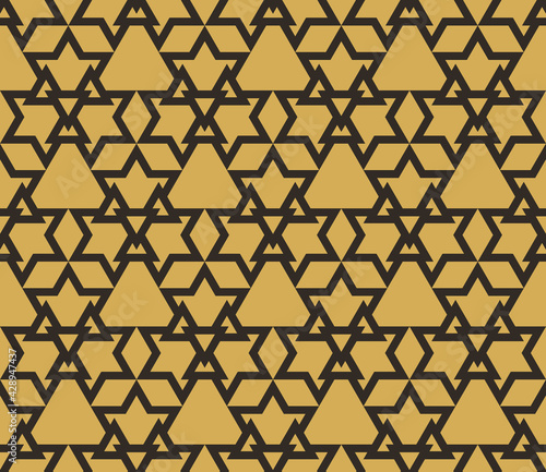 Geometric seamless pattern. Geometrical ornament. Vector illustration. Endless texture.