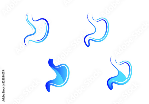 Stomach Care Logo Design Template Vector, Creative Symbol, Icon