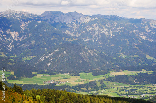 Fototapeta Naklejka Na Ścianę i Meble -  Dachstein mountain massive in Styria, Austria