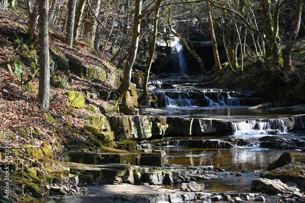 summerhill force waterfall at bowlees summerhill force waterfall at bowlees