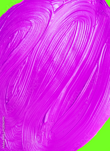 Purple paint brush strokes abstract minimal creamy texture  make-up creative wallpaper concept.
