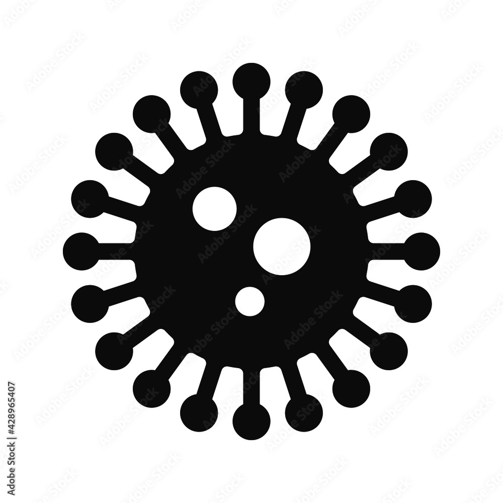 Corona icon. COVID 19 warning sign or symbol. vector illustration Corona icon. COVID 19 warning sign or symbol. vector illustration