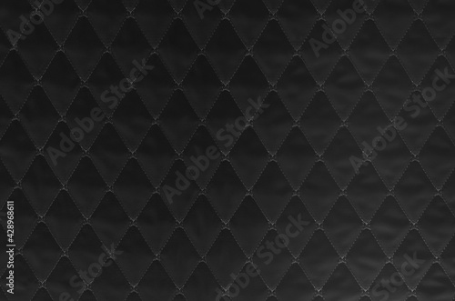 Texture the classic style of rhombus. Textured background in black colors.