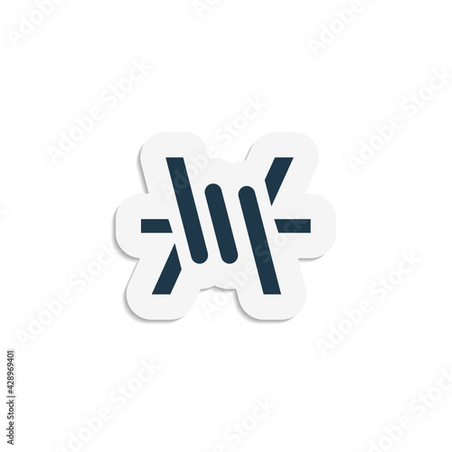 Barbed wire - Sticker