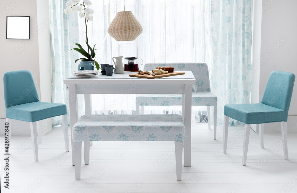 Fototapeta premium dining room and interior design designed for home office hotel