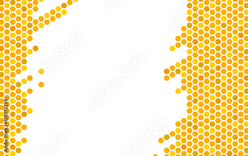 TEXTURE NID D'ABEILLE POUR BORDS DE PAGE