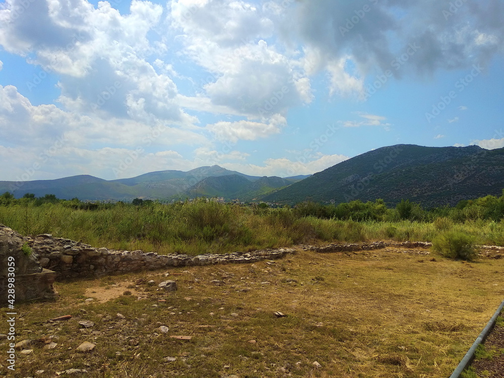 Obraz premium landscape with sky and clouds