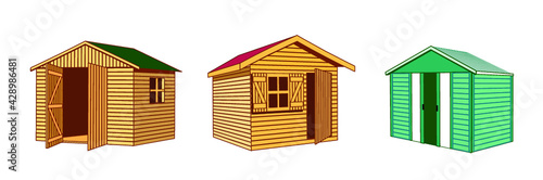 abris, cabane de jardin