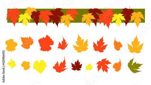décor feuilles d'automne