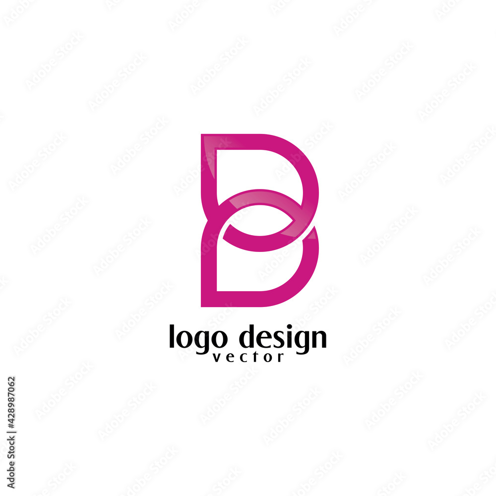 B Symbol Beauty Logo Design B Symbol Beauty Logo Design