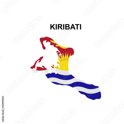 maps of Kiribati icon vector sign symbol 