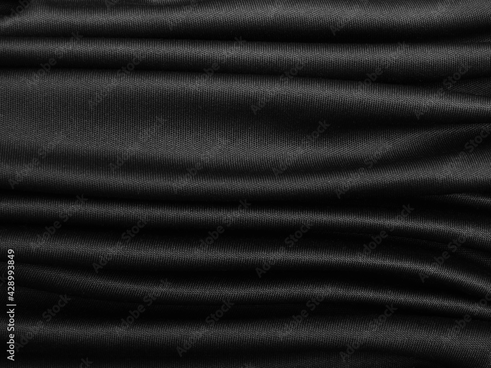 crumpled black fabric texture, dark background crumpled black fabric texture, dark background
