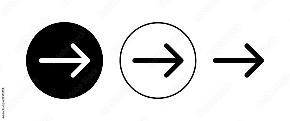Arrow icons set. Arrow symbol. Arrow vector icon Arrow icons set. Arrow symbol. Arrow vector icon