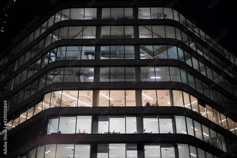 Office at night Office at night