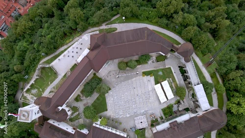 Ljubljana castle view from the top