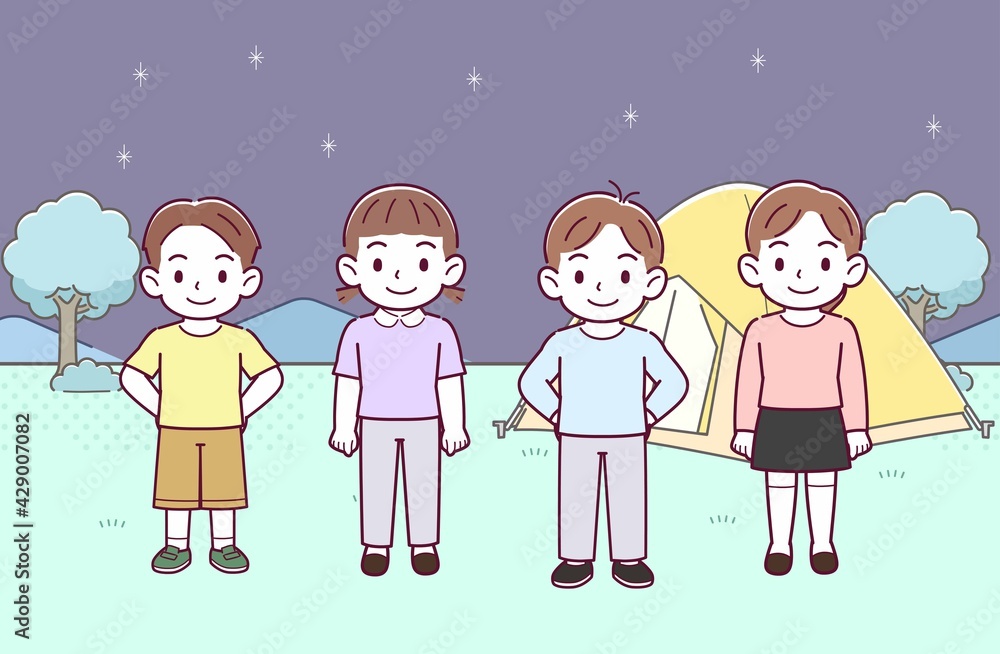 子どもたち4人 子どもたち4人