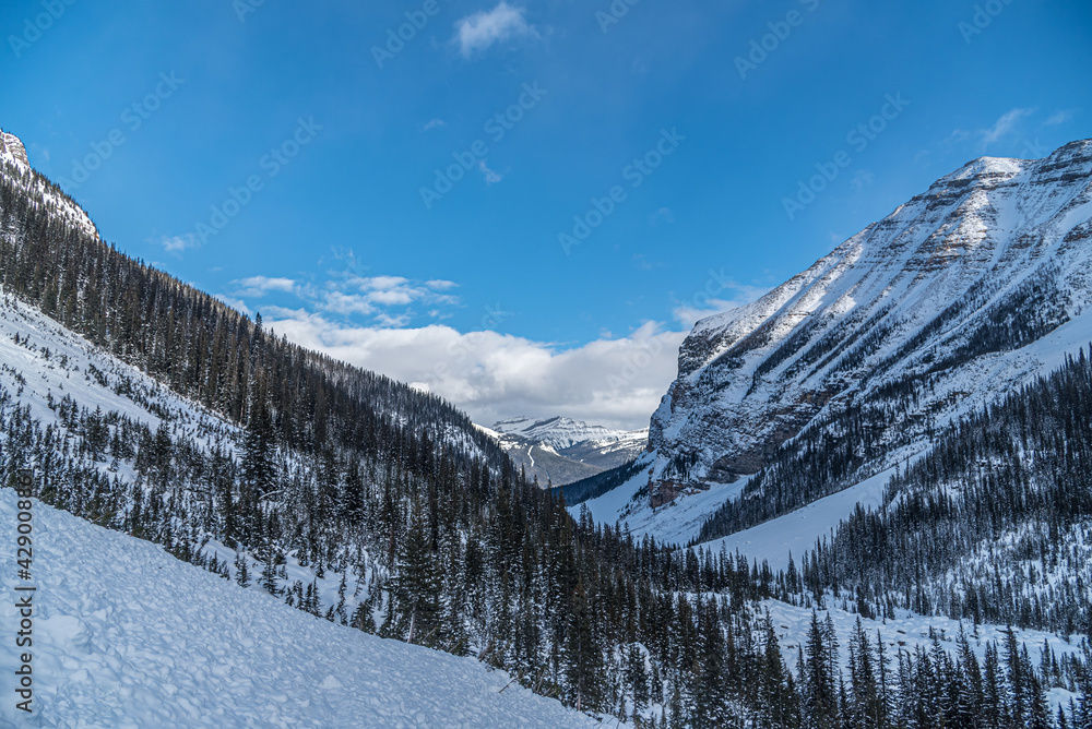 Rocky Mountain near Lake Louise