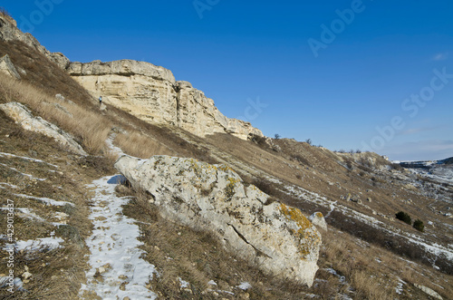White hills in Crimea