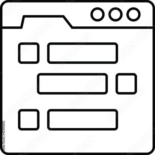Task Priority Concept, Note Arrangements Vector Icon Design, Software and web development symbol on white background, Computer Programming and Coding stock illustration