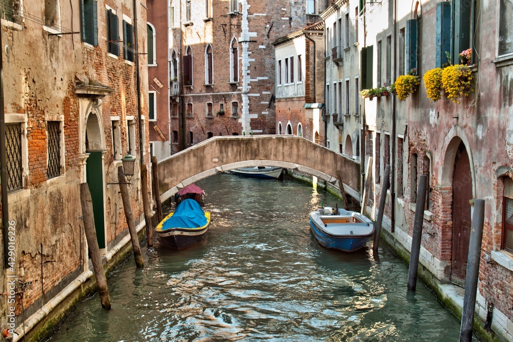 canal in Venice typical 